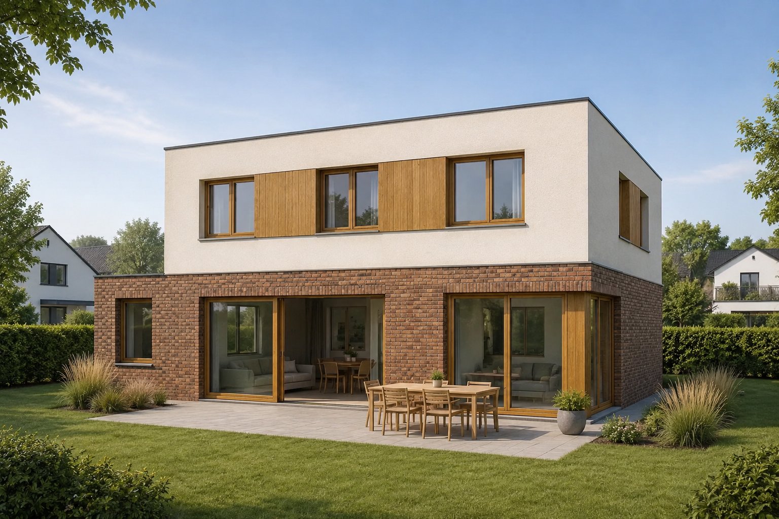 Neubau eines Einfamilienhauses in Telgte – weitere Ansicht