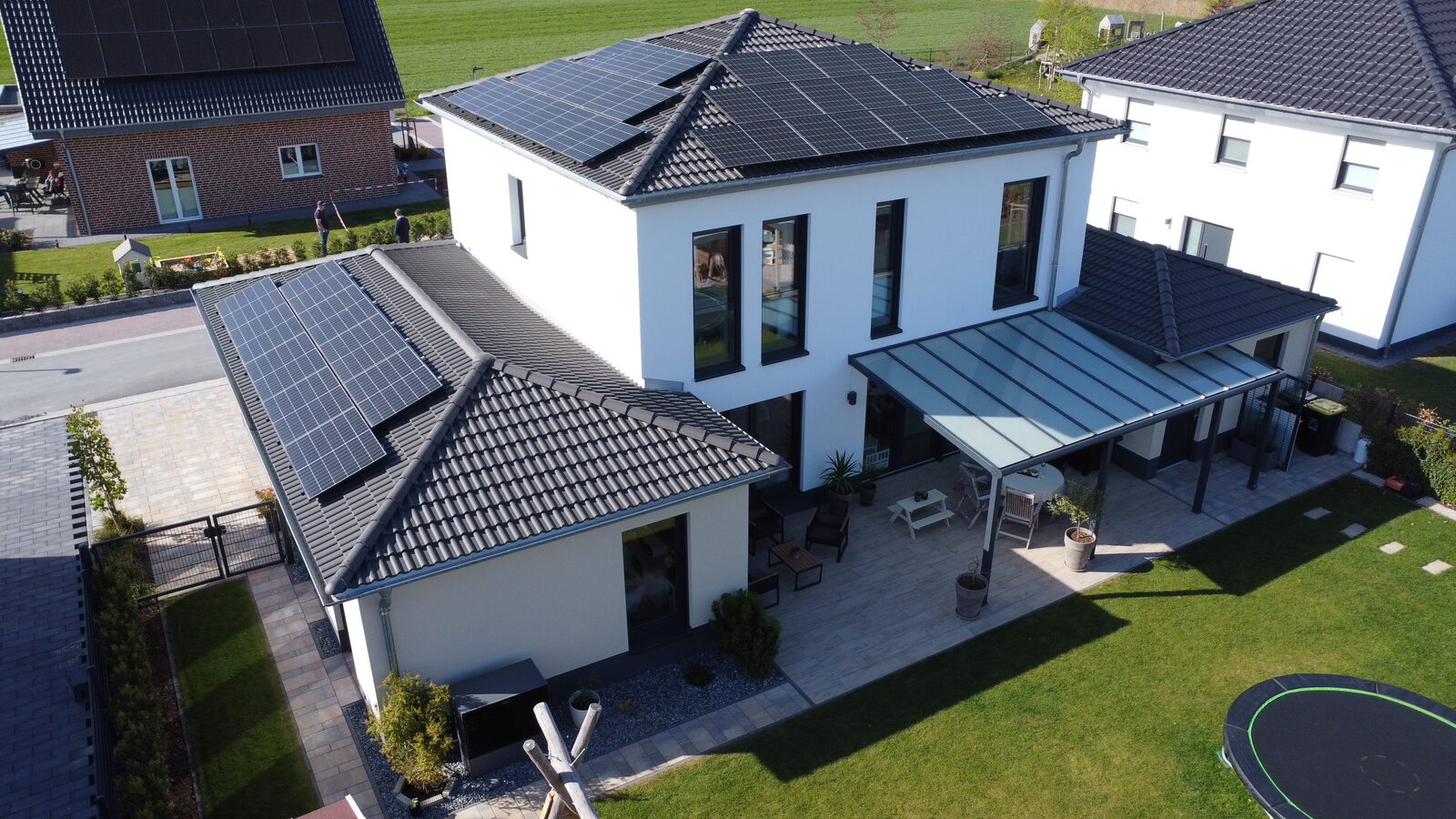 Neubau eines Einfamilienhauses in Glandorf – weitere Ansicht